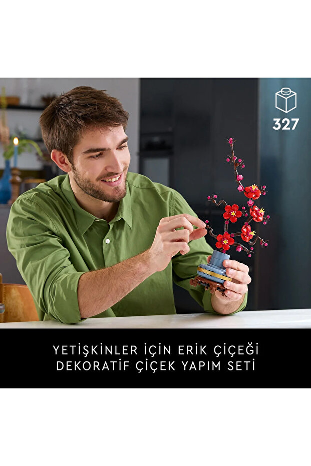 ® Botanicals Erik Çiçeği 10369 - 18+ Yaratıcı Model Yapım Seti (327Parça) - 6