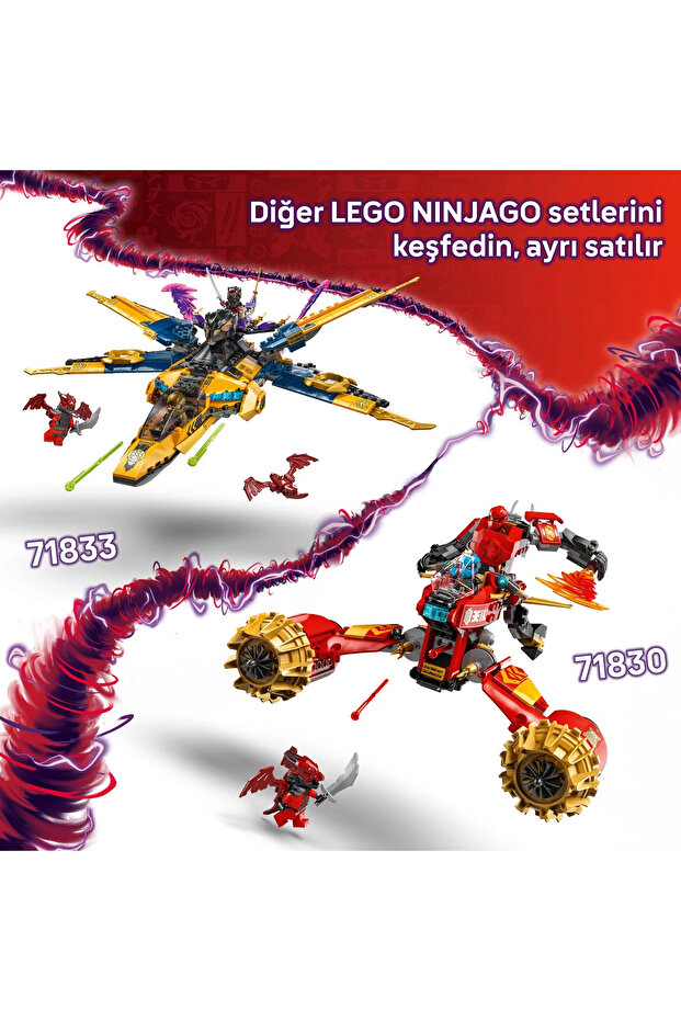 ® NINJAGO® Kai’nin Robot Fırtına Aracı 71830 - 7+ Çocuklar için Yaratıcı Oyuncak Yapım Seti (333 P) - 11