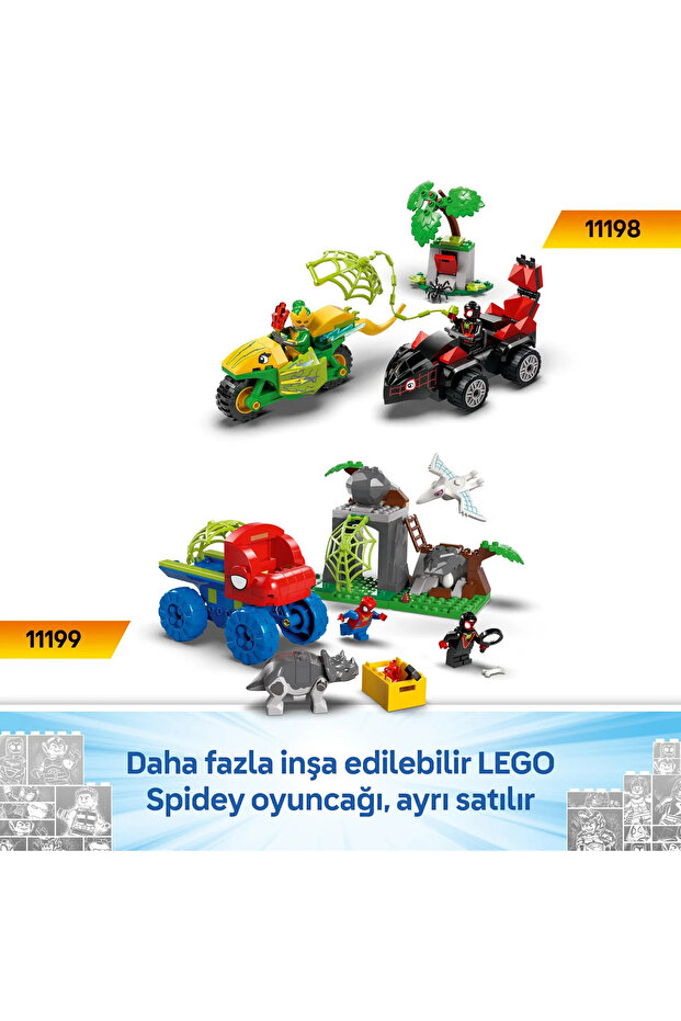 ® Marvel Ağaç Ev Karargahında Spidey ve Gobby'nin Raptor Savaşı 11200 - 4+ Oyuncak Seti (143P) - 11