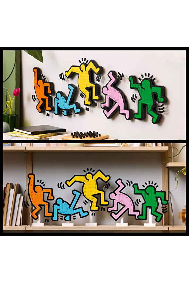 ® Art Keith Haring – Dans Eden Figürler 31216 - Yetişkinler için Model Yapım Seti (1773 Parça) - 10