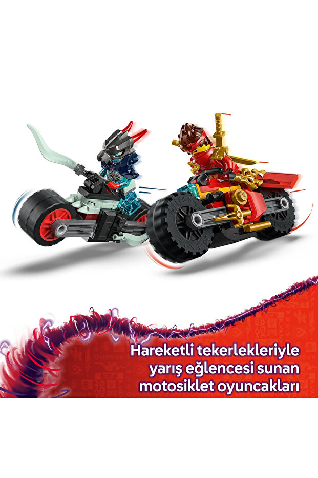 ® NINJAGO ® Kai'nin 2 Ninja Bisiklet Oyuncaklı Motosiklet Hız Yarışı Oyun Seti 71838 - 7