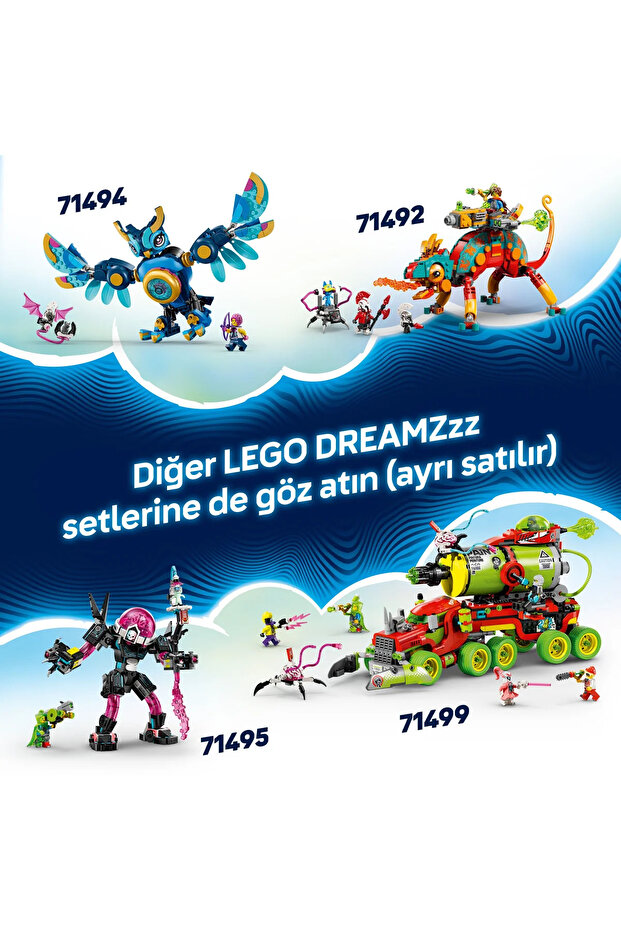 ® DREAMZzz™ Kabus Köpek Balığı Denizaltısı 71500 - 9+ Yaratıcı Oyuncak Yapım Seti (1413P) - 11