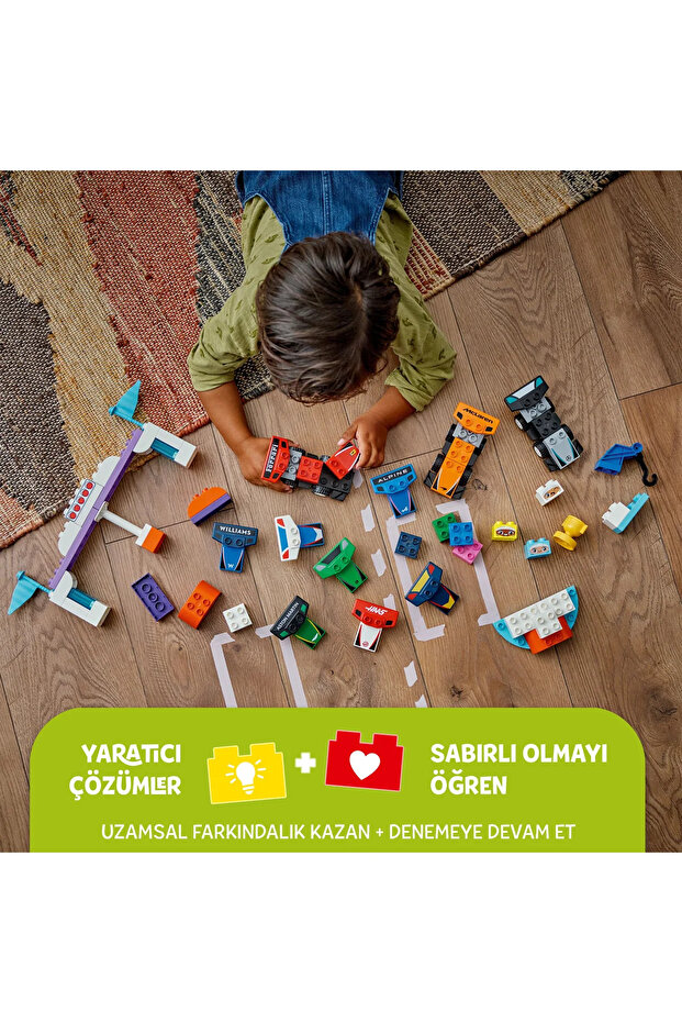 ® DUPLO® F1® Takımı Yarış Arabaları ve Sürücüler 10445 - 2+ Eğitici Oyuncak Yapım Seti (70Pr) - 7