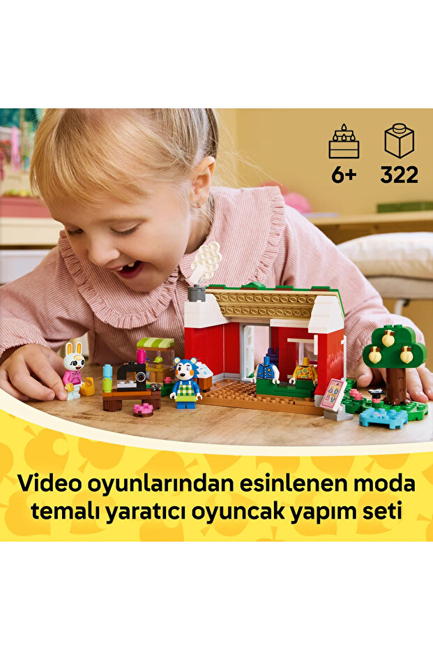 ® Animal Crossing™ Able Sisters Giyim Mağazası 77055 - 6+ Oyuncak Yapım Seti (322Parça) - 6
