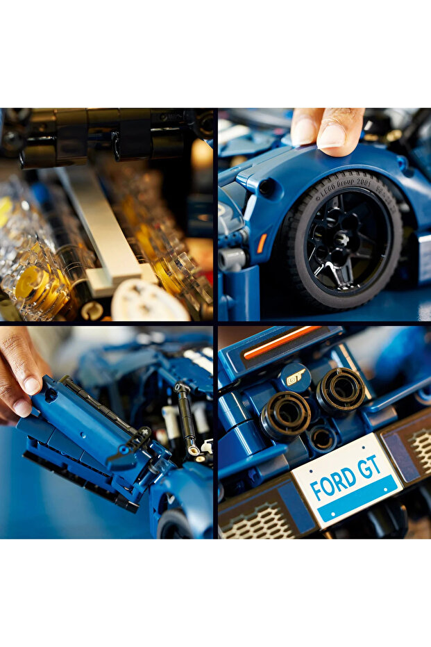 ® Technic 2022 Ford GT 42154 - Yetişkinler için Yaratıcı Model Yapım Seti (1466P) - 8