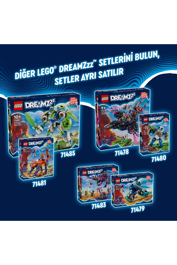 ® DREAMZzz™ Cooper’ın Robot Dinozoru C-Rex 71484 – 9+ Yaratıcı Oyuncak Yapım Seti (917P) - 11