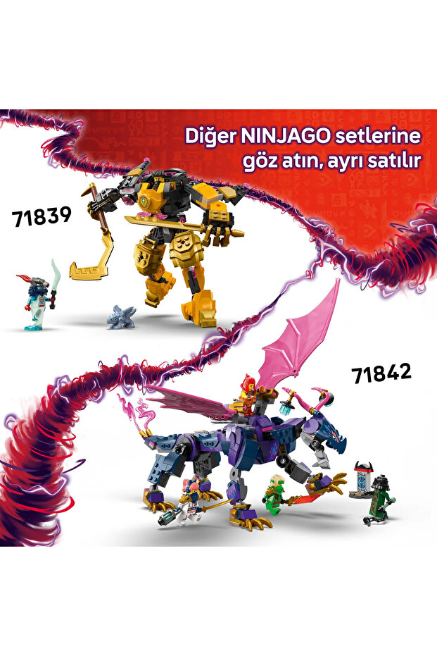 ® NINJAGO ® Kai'nin 2 Ninja Bisiklet Oyuncaklı Motosiklet Hız Yarışı Oyun Seti 71838 - 11