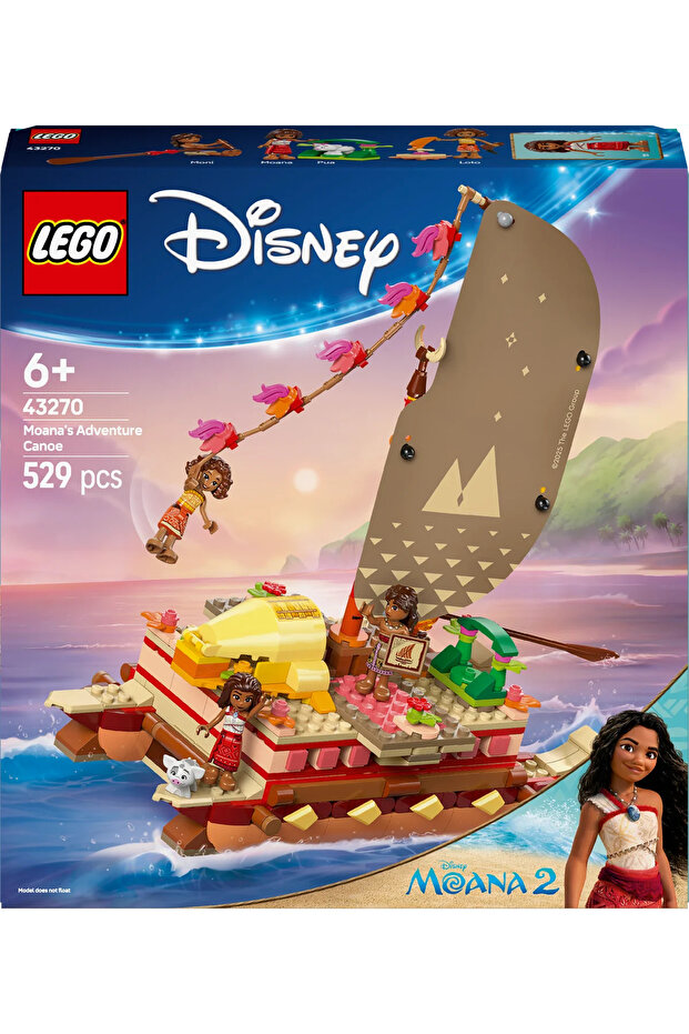 ® ǀ Disney Princess Moana'nın Macera Kanosu 43270 - 6+ Oyuncak Yapım Seti (529Parça) - 4