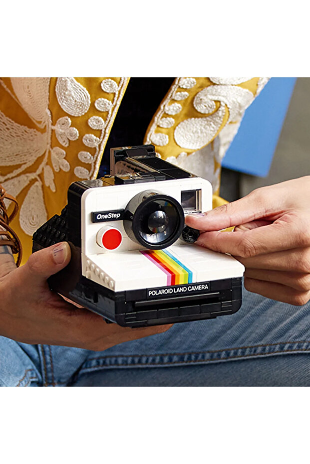 ® Ideas Polaroid One Step SX-70 Kamera 21345 – Yetişkinler için Yaratıcı Model Yapım Seti (516P) - 7
