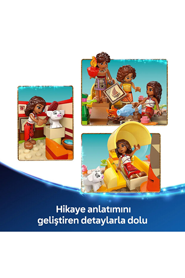 ® ǀ Disney Princess Moana'nın Macera Kanosu 43270 - 6+ Oyuncak Yapım Seti (529Parça) - 7