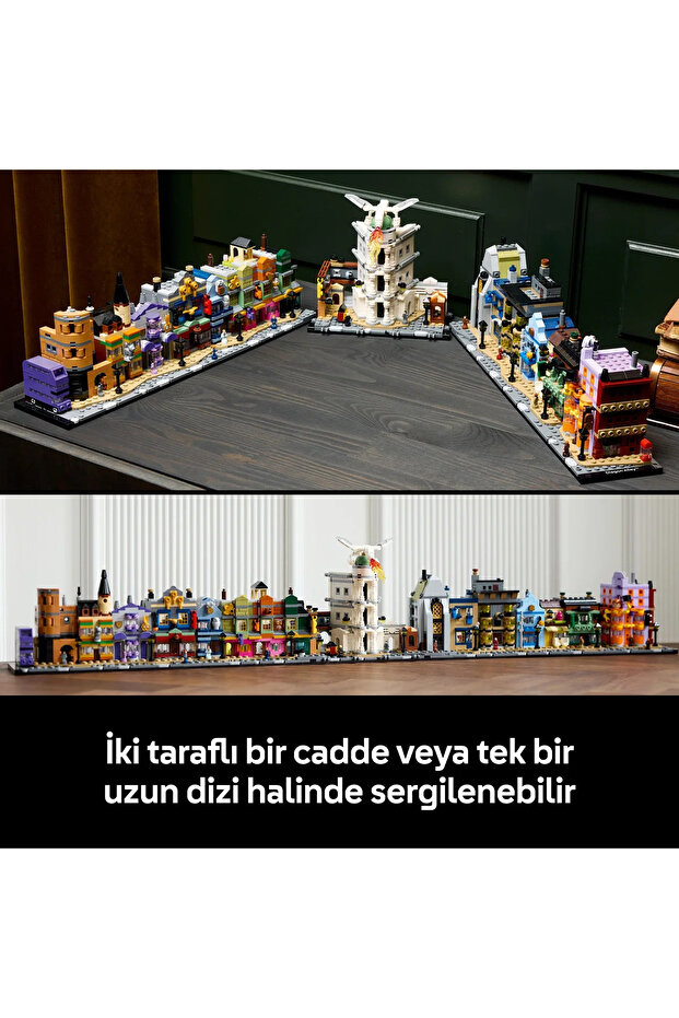® Harry Potter™ Diagon Yolu Büyücü Mağazaları 76444 -18+ Koleksiyonluk Model Yapım Seti (2750P) - 10