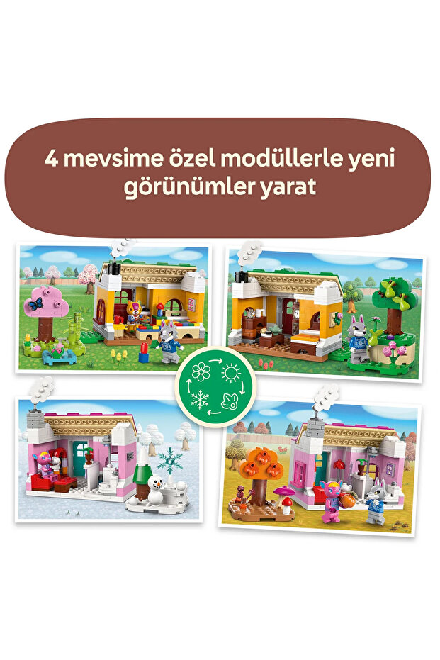 ® Animal Crossing Yaratıcı Evler: Eğlenceli Mevsimler 77057 – 7+ Yaş için Oyuncak Seti (814 P) - 7