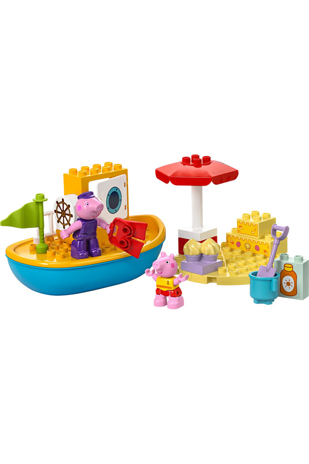 ® DUPLO®PeppaPig Tekne Gezisi 10432 - 2+ Çocuklar için Eğitici Oyuncak Yapım Seti (23P) - 3