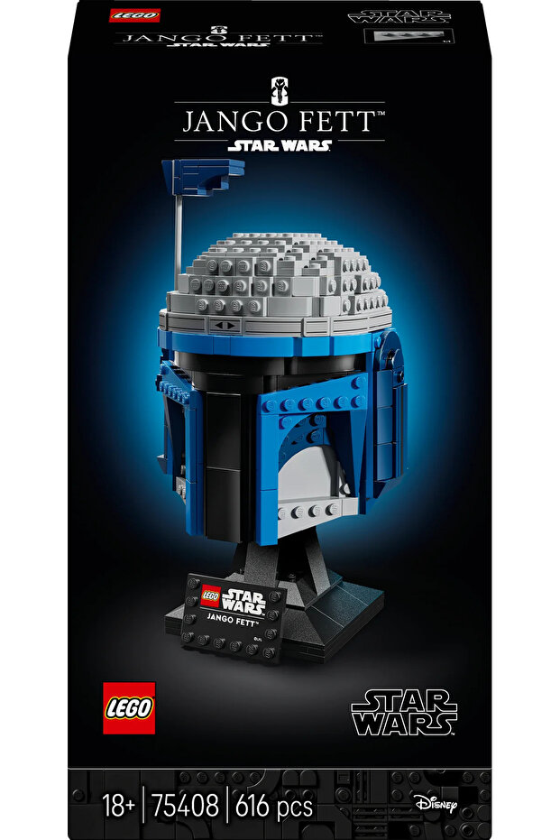 ® Star Wars: Klonların Saldırısı Jango Fett™ Kaskı 75408 - Yetişkinler için Model Yapım Seti (616P) - 4