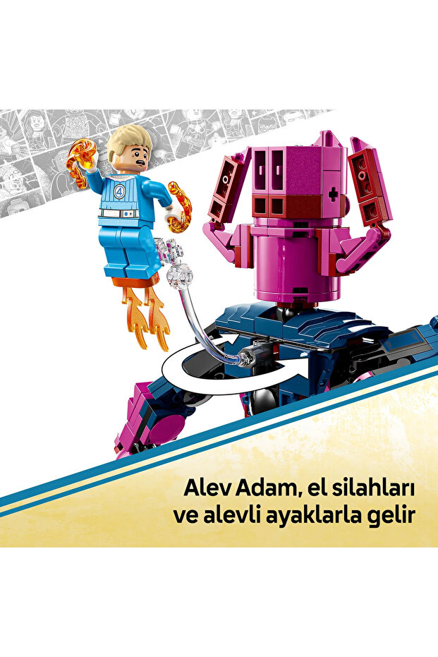 ® ǀ Marvel Fantastik Dörtlü, Galactus Yapım Figürüne Karşı 76316 - 9+ Oyuncak Yapım Seti (427P) - 7