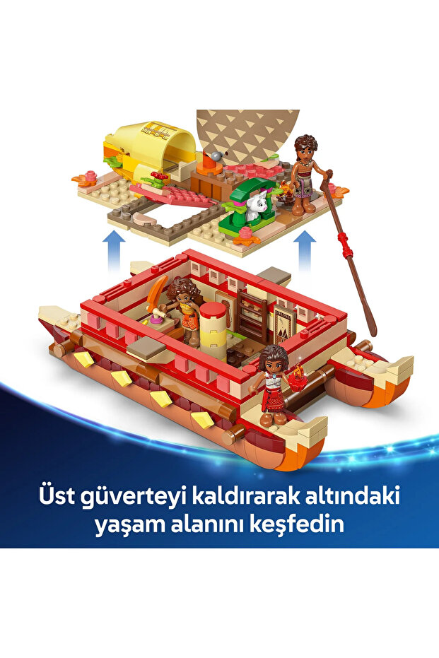 ® ǀ Disney Princess Moana'nın Macera Kanosu 43270 - 6+ Oyuncak Yapım Seti (529Parça) - 9