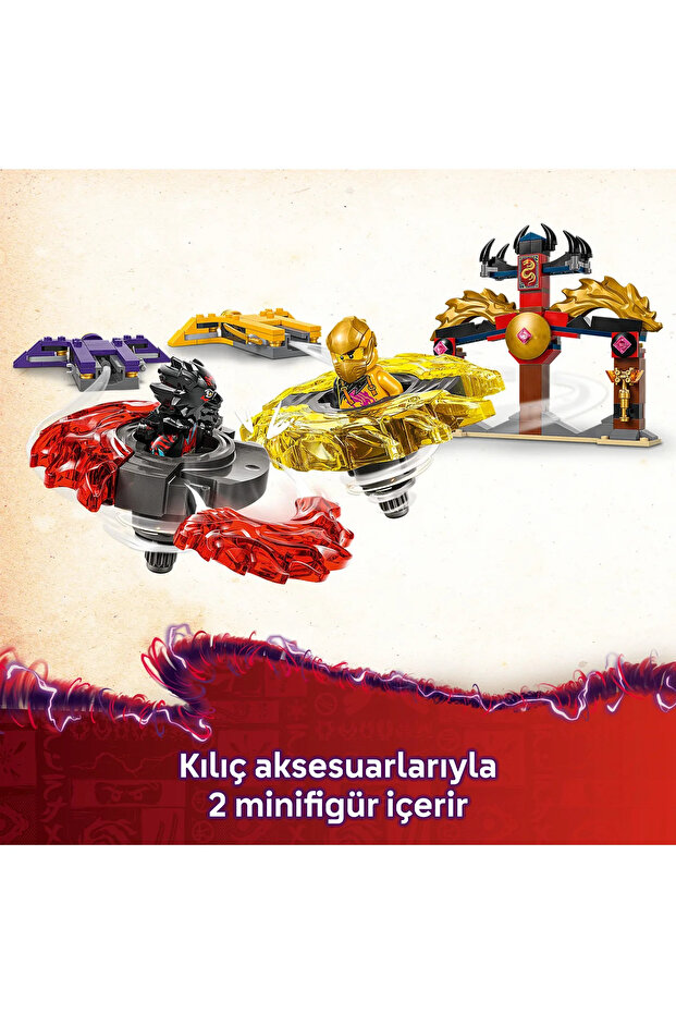® NINJAGO® Ejderha Spinjitzu Savaş Paketi 71826 -6+ Çocuklar için Yaratıcı Oyuncak Yapım Seti (186P) - 7