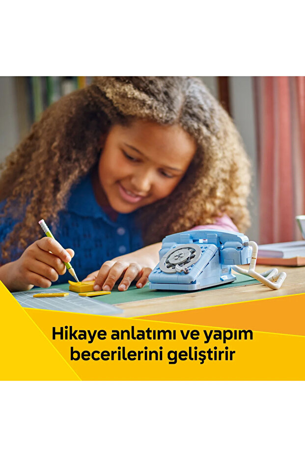 ® Creator 3'ü 1 Arada Retro Telefon 31174 - 8+ Çocuklar İçin Klasik Oyuncak Yapım Seti (383 pr) - 7