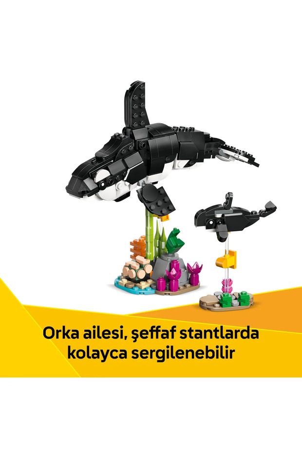 ® Creator 3’ü 1 Arada Vahşi Hayvanlar: Panda Ailesi 31165 - 8+ Yaratıcı Oyuncak Yapım Seti (626P) - 8