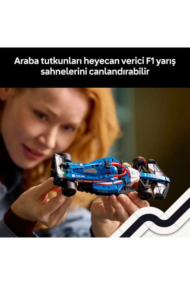 ® Speed Champions Visa Cash App RB VCARB 01 F1® Yarış Arabası 77246 - 18+ Oyuncak Seti (248Pr) - 7