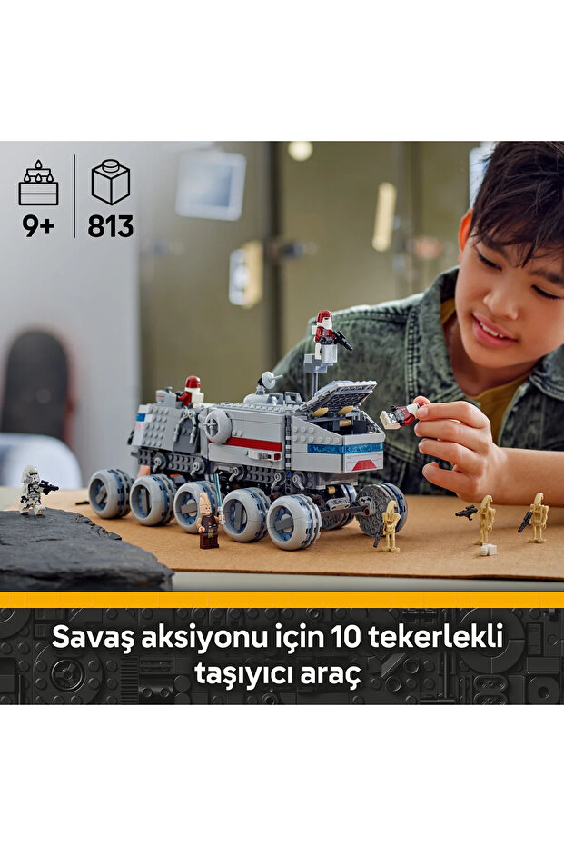 ® Star Wars Cumhuriyet Juggernaut 75413 – 9+ Yaş için Yaratıcı Oyuncak Yapım Seti (813 Parça) - 6