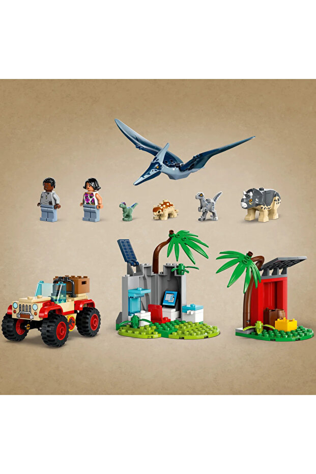 Jurassic World Puppy Dinosaur Rescue Center - Construction Set for Ages 4 & up (139 Pieces) - 7