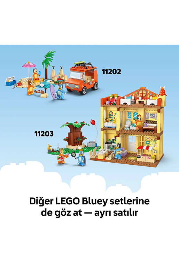 ® Bluey: Bluey ve Chloe ile OyunParkı Eğlencesi 11201 - 4+ Çocuklar için Oyuncak Yapım Seti (104P) - 10