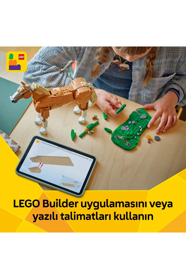 ® Creator 3'ü 1 Arada Güzel At 31166 - 9+ Çocuklar için Yaratıcı Oyuncak Yapım Seti (685P) - 9