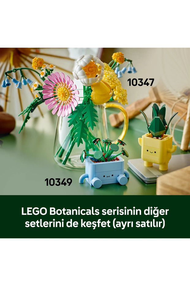 ® Botanicals Mutlu Bitkiler 10349 - 9+ Çocuklar için Dekoratif Çiçek Yapım Seti (217P) - 11