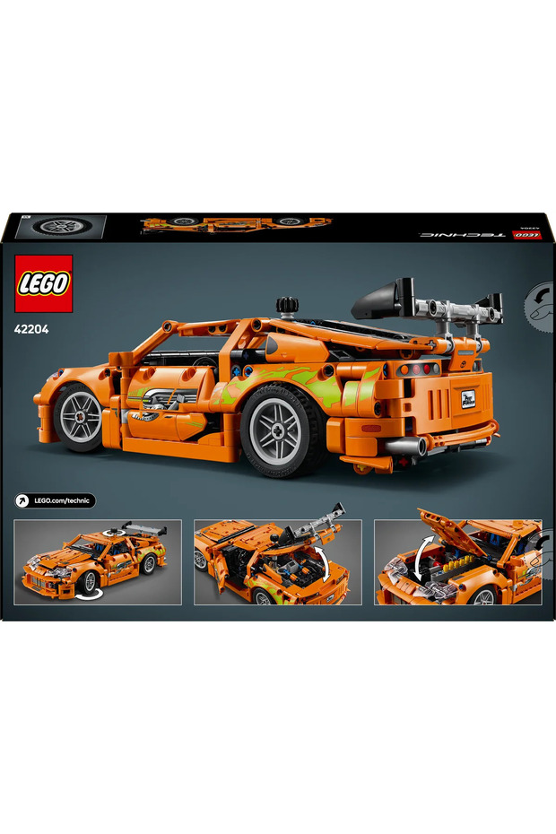 ® Technic Fast and Furious Toyota Supra MK4 42204 - 9+ Oyuncak Model Yapım Seti (810Parça) - 5