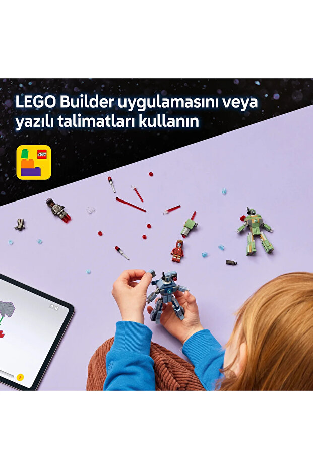 ® ǀ Marvel Iron Man ve War Machine, Hammer 76320 - 7 Yaş ve Üzeri için Oyuncak Yapım Seti (204p) - 9