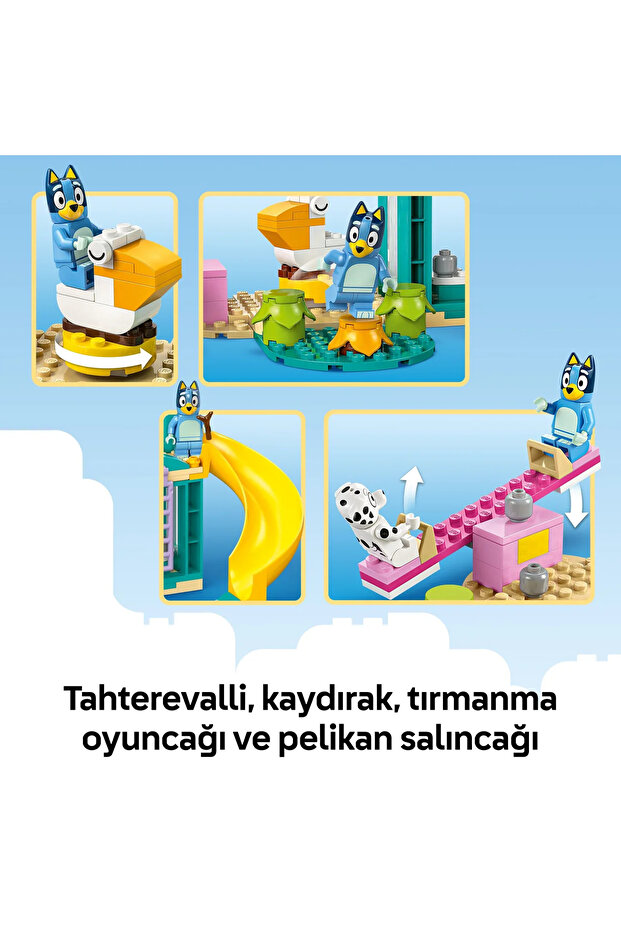 ® Bluey: Bluey ve Chloe ile OyunParkı Eğlencesi 11201 - 4+ Çocuklar için Oyuncak Yapım Seti (104P) - 8