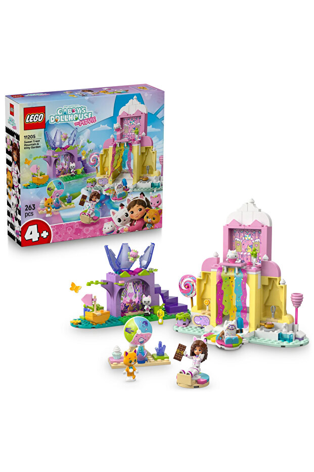 ® Gabby’s Dollhouse Tatlı Şekerleme Dağı ve Kedi Bahçesi 11205 - 4+ için Oyuncak Seti (263 Parça) - 1