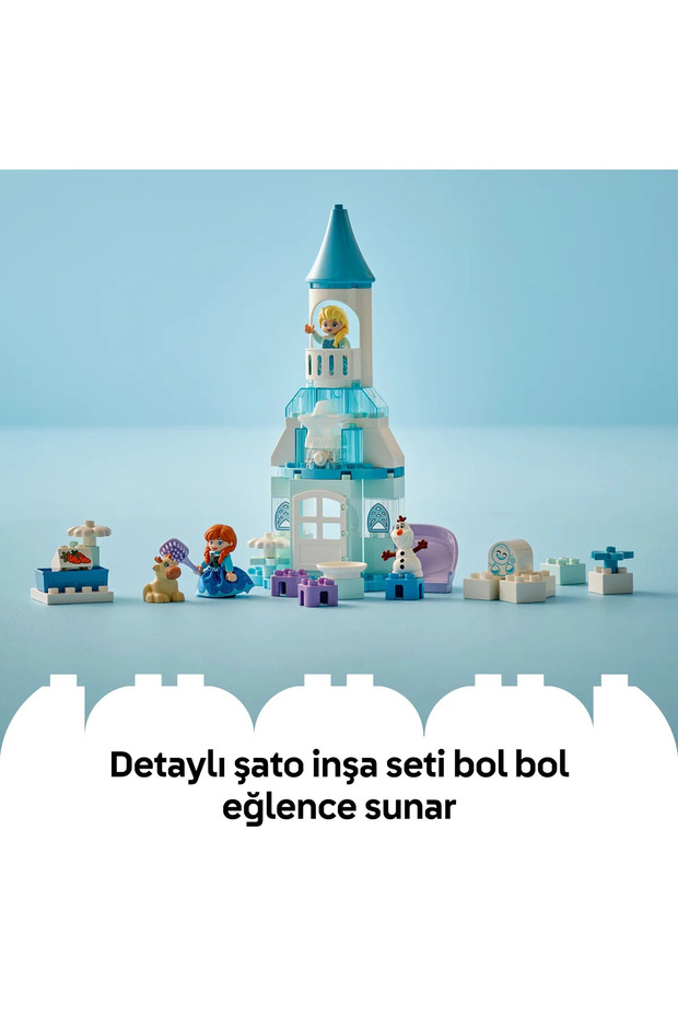 ® DUPLO® Disney Anna ve Elsa’nın Karlar Ülkesi Şato Partisi 10455 - 2+ Oyuncak Yapım Seti (54P) - 8