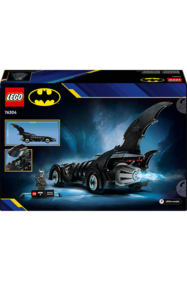 ® DC Batman Batman Forever Batmobile 76304 - 12+ Yaş İçin Oyuncak Yapım Seti (909 Parça) - 4
