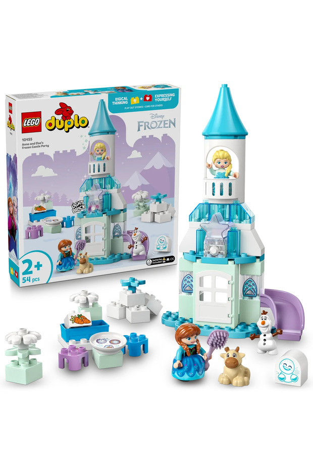 ® DUPLO® Disney Anna ve Elsa’nın Karlar Ülkesi Şato Partisi 10455 - 2+ Oyuncak Yapım Seti (54P) - 1