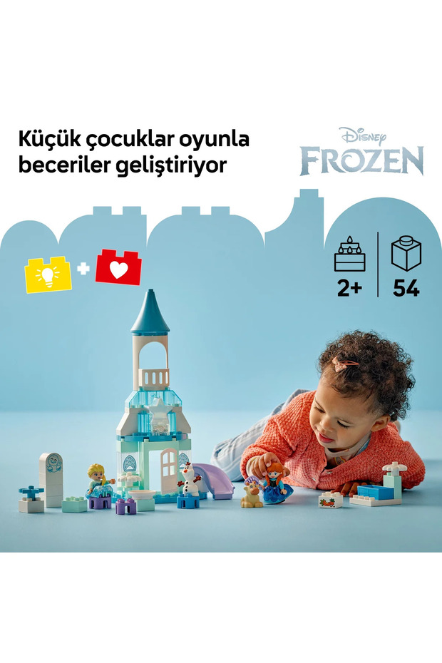 ® DUPLO® Disney Anna ve Elsa’nın Karlar Ülkesi Şato Partisi 10455 - 2+ Oyuncak Yapım Seti (54P) - 6