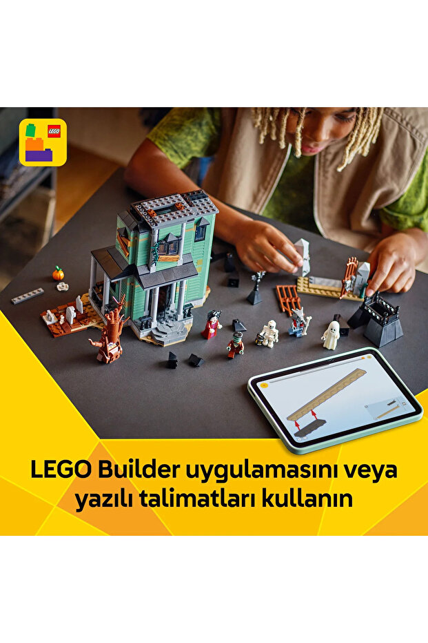 ® Creator 3'ü 1 Arada Hayaletli Köşk 31167 - 9+ Çocuklar için Gemi ve Tren Oyuncak Seti (736 pr) - 10