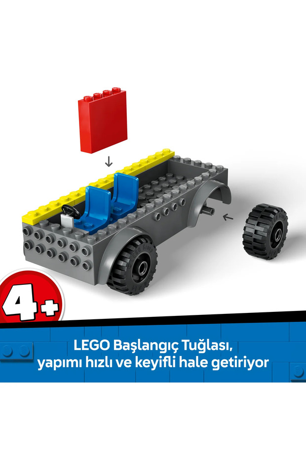 ® City Merdivenli İtfaiye Kamyonu 60463 - 4+ Yaratıcı Oyuncak Yapım Seti (82Parça) - 7