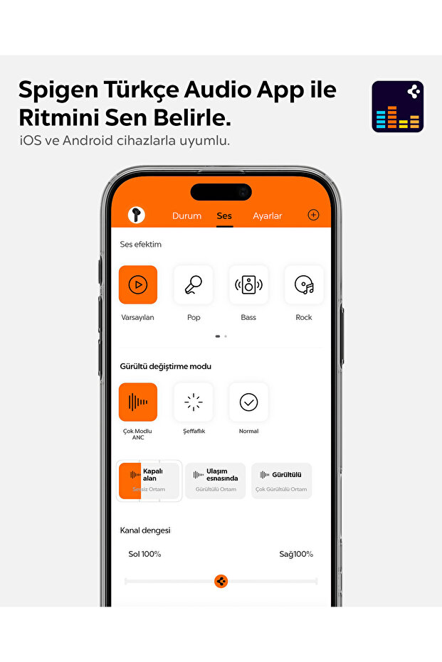 Audio TWS S10 Bluetooth Kablosuz Kulaklık ANC Aktif Gürültü Engelleme 30 Saat Pil Beyaz - ASD07962 - 6
