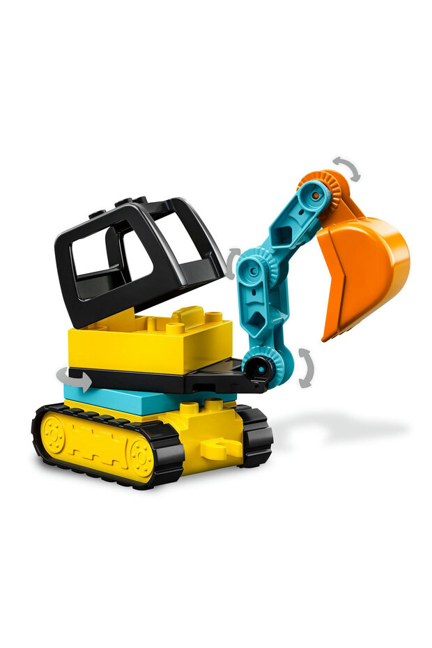® DUPLO® Town Kamyon ve Paletli Kazıcı 10931 - 2+ Eğitici Oyuncak Yapım Seti (20Parça) - 7