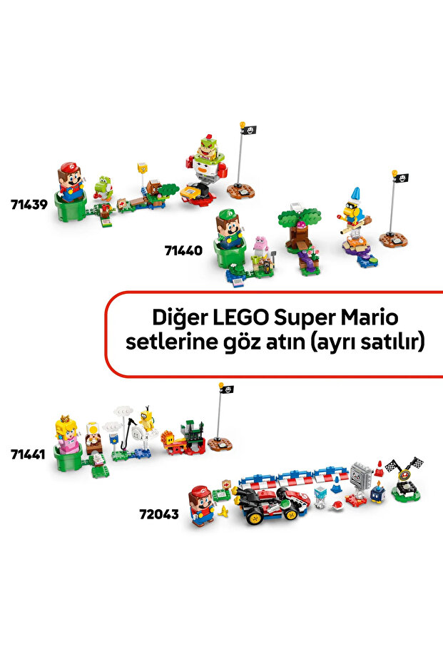 ® Super Mario Toad Evinde Parti 72041 - 7 Yaş Üzeri Çocuklar İçin Oyuncak Seti (276 Parça) - 11
