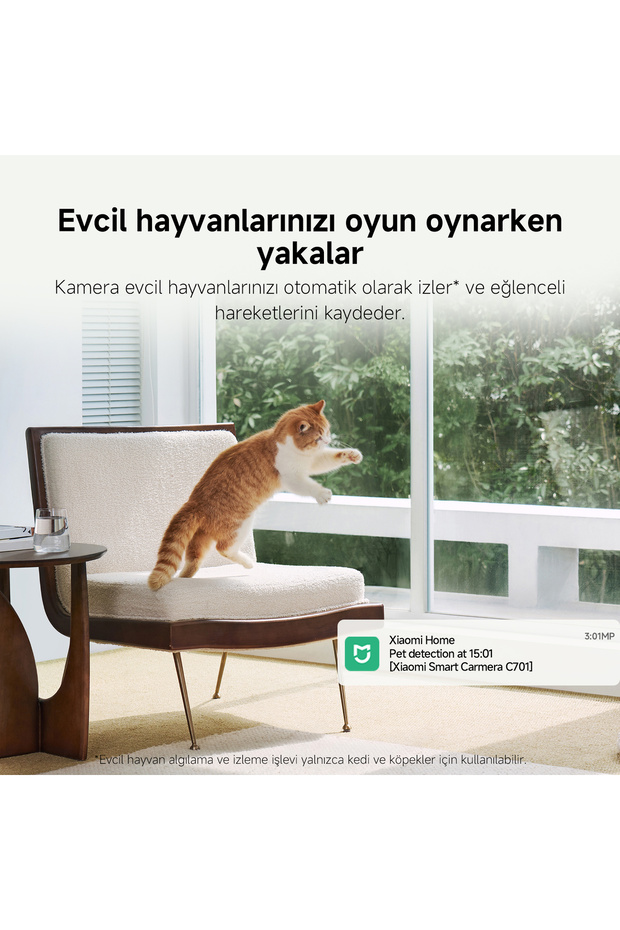 Smart Camera C701 4K Akıllı Güvenlik Kamerası (Xiaomi Türkiye Garantili) - 6