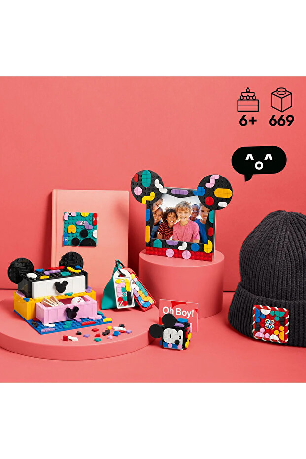 Dots 41964 Mickey Mouse and Minnie Mouse Back-to-School Project Box - 8