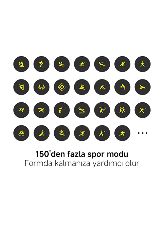 Watch S4 41mm Akıllı Saat Siyah Floroelastomer Kauçuk Kayış (Xiaomi Türkiye Garantili) - 7