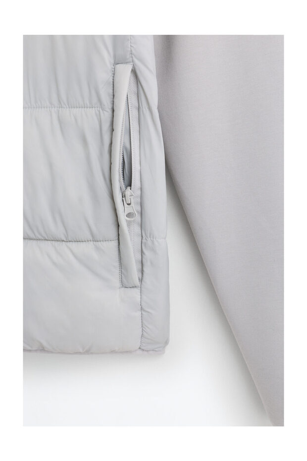 Férfi interlock anyagú, bélelt kabát - 7