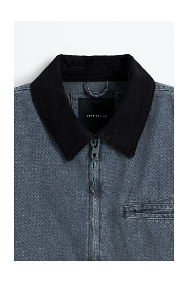 Мъжка работна яке от деним - 12