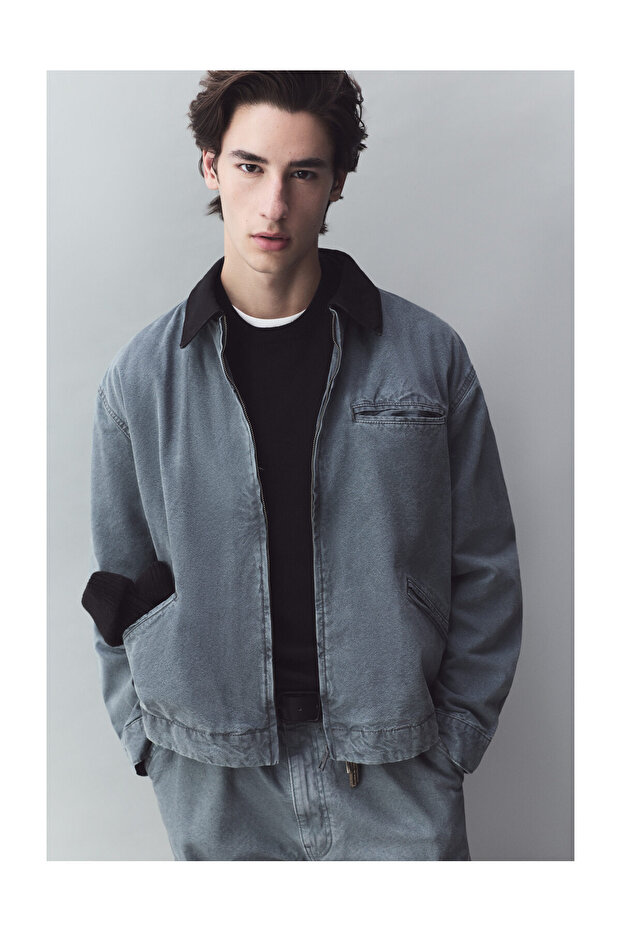 Мъжка работна яке от деним - 2