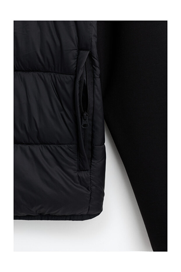 Man Interlock Sleeve Padded Jacket - 7