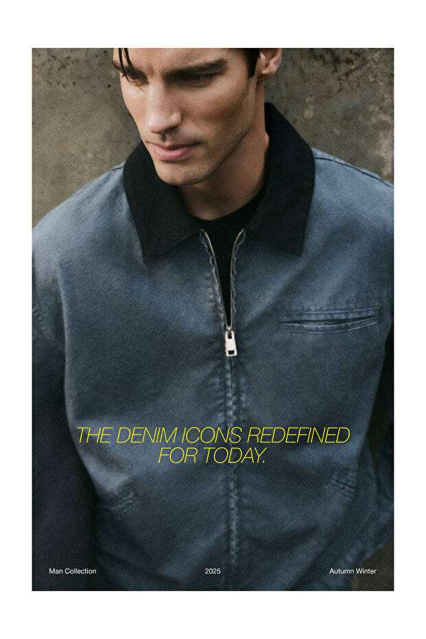 Мъжка работна яке от деним - 6